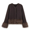 The Après Fur-Trim Cardigan