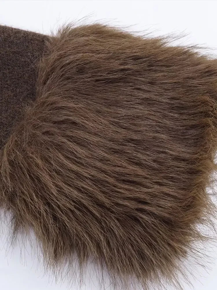The Après Fur-Trim Cardigan